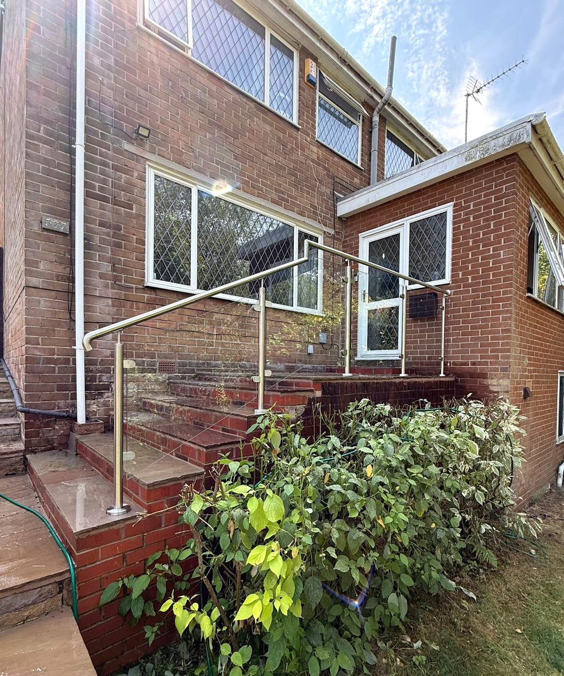 Glass Balustrade to Entrance Steps, Walkley, Sheffield S6