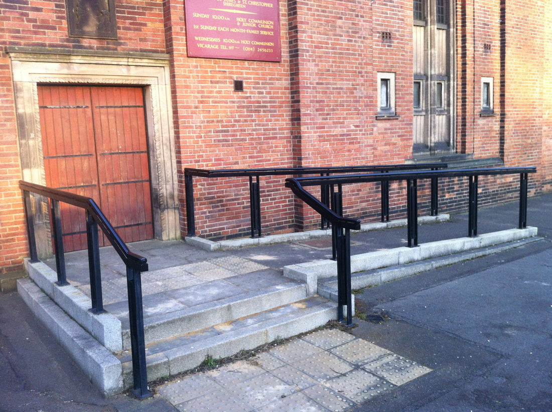 Steel Ramp & Access Handrails - St Christopher Church, Shiregreen