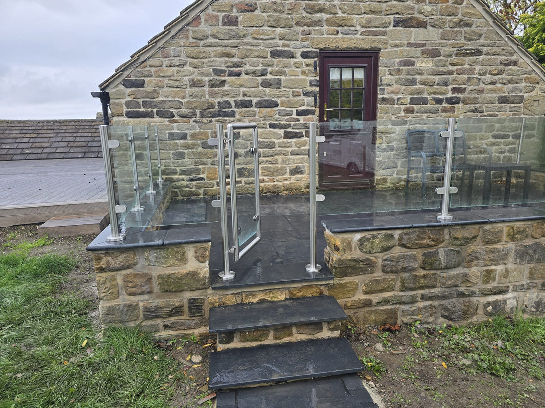 Integrated Glass Safety Gate & Balustrade (Wortley)