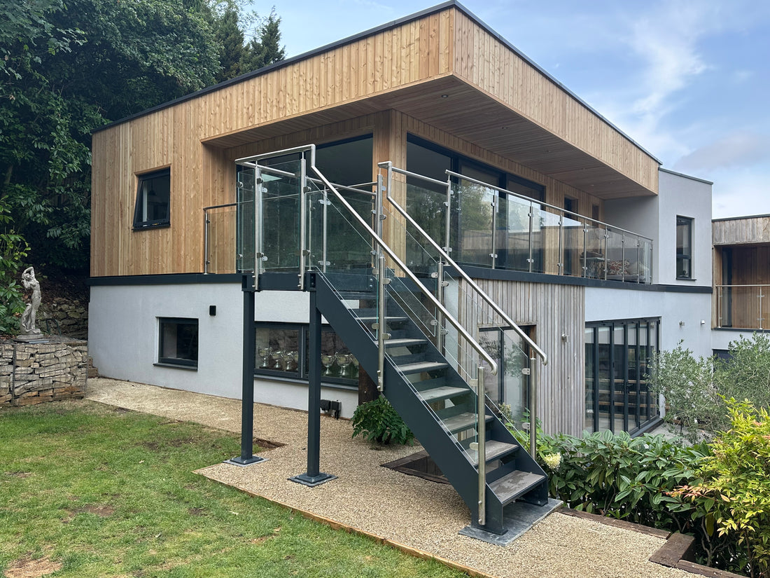 External Steel Staircase & Balustrade System (Cheltenham)