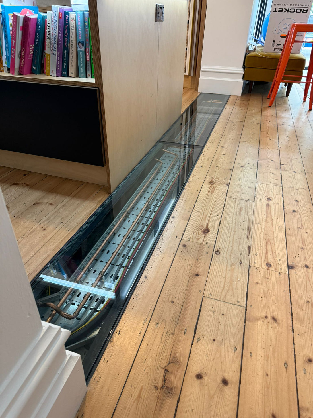 Walk-On Glass Kitchen Floor (Newcastle)