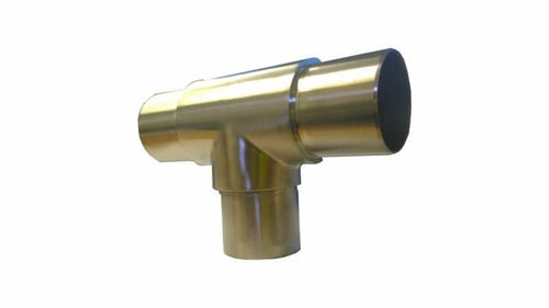 316 grade stainless steel 3 way tee tube connector