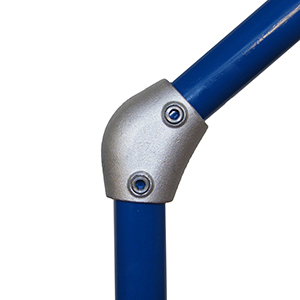 A7 galvanised adjustable angle corner elbow key clamp fitting for 42.4mm steel tube