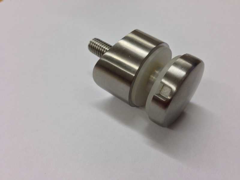 Curved back adaptor bracket seated against a 42mm tube post