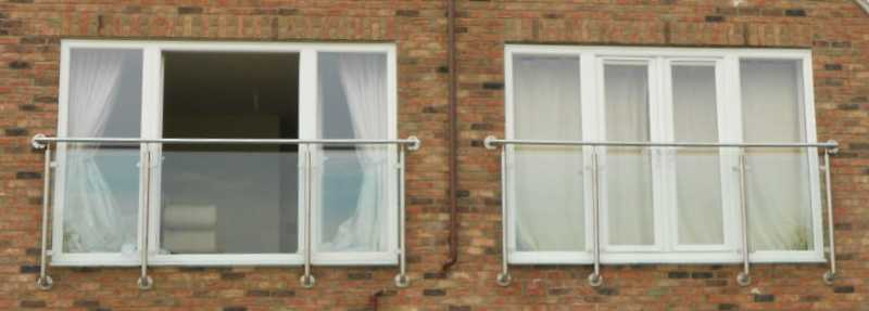 Elegance Juliet balcony across a wide opening