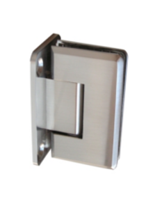316 stainless steel glass shower door and gate hinge, wall mounted, for 8mm to 12mm glass