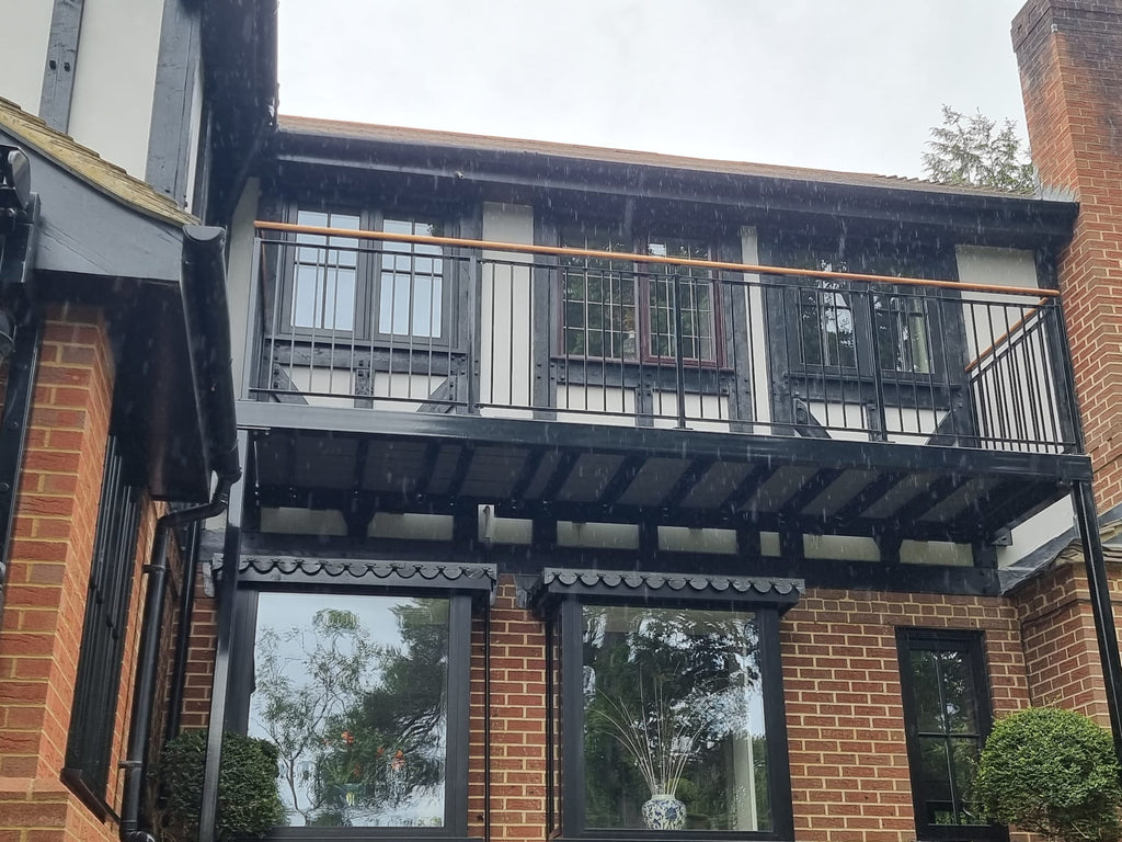 Walk-Out Balcony with Ornate Metal Balustrade | Priced Online