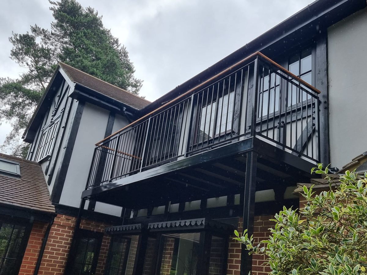 Walk-Out Balcony + Ornate Balustrade