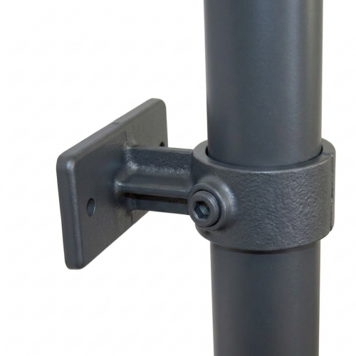 Wall fixing bracket powder coated anthracite grey RAL 7016