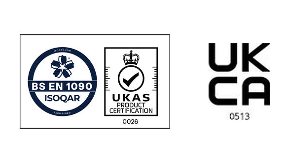BS EN 1090 ISOQAR with UKAS Product Certification 0026, and UKCA marking 0513