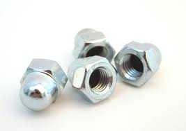 M10 stainless steel dome nuts for capping exposed resin anchor threads
