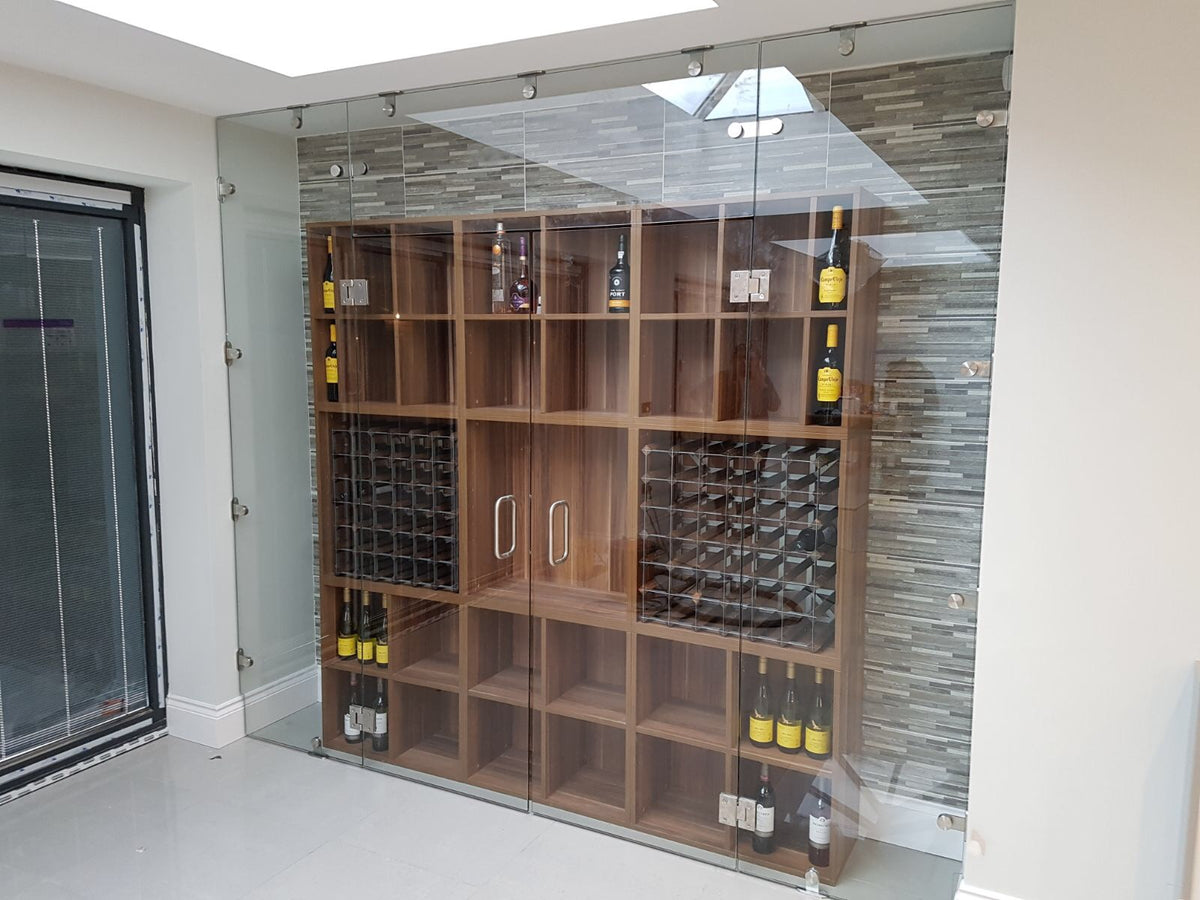 12mm toughened glass used as an internal glass partition door