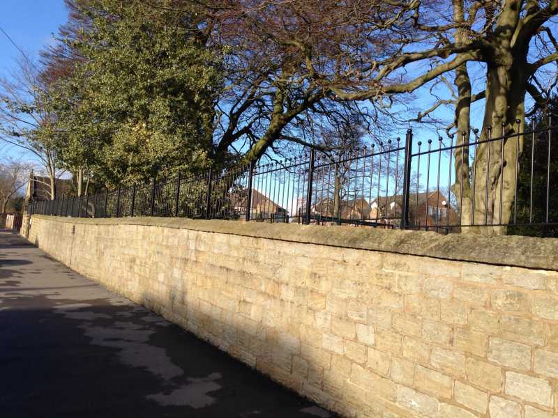 Steel railing panels made to measure in Sheffield