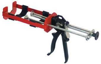 Heavy duty epoxy resin applicator gun for 380ml chemical anchor cartridges