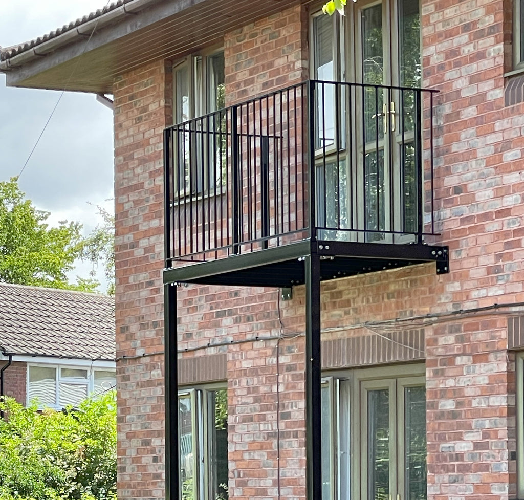 Walk-Out Balcony with Ornate Metal Balustrade | Priced Online