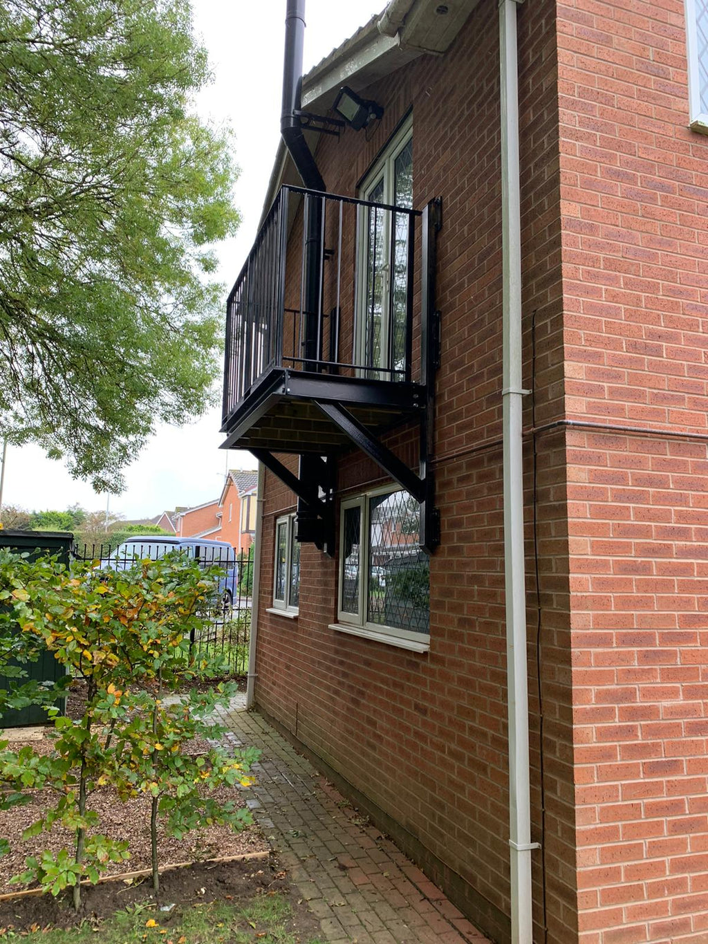 Steel walk-out Juliet balcony, Leicester